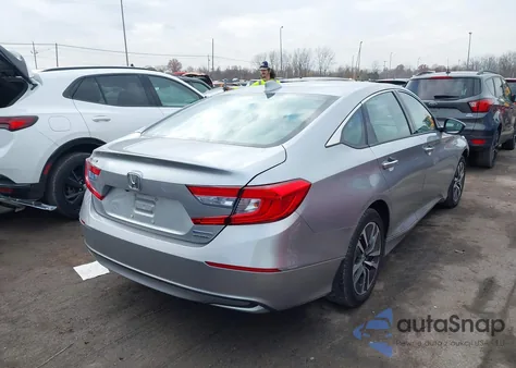 2019 Honda Accord Hybrid Touring из США, поврежденный, VIN 1HGCV3F9XKA007266